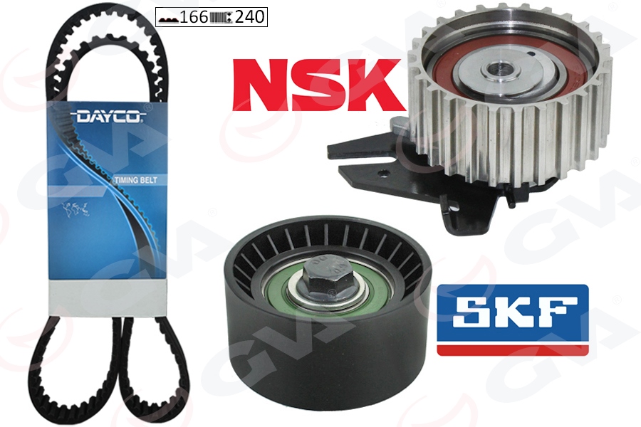 GVA EKSANTRİK GERGİ KİTİ 166x240 ALFA ROMEO 145 146 1.6ie 16V 96-01 156 1.6 16V 97-05 K015469XS OEM: 71736725 - GVA 59T9972 kodlu oto yedek parça görseli