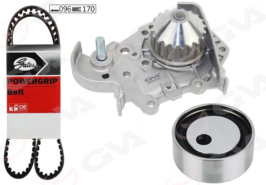 GVA DEVİRDAİMLİ EKSANTRİK GERGİ KİTİ RENAULT CLIO II 01 KANGOO 97 MEGANE 96 DACIA LOGAN 04 SANDERO 08 SOLENZA 04 1.4-1.6 E7J-K7J-K4M 7701472725-7701477024-1680600QBA OEM: 7701472725-7701477024-1680600QBA - GVA 59WPK1410G kodlu oto yedek parça görseli