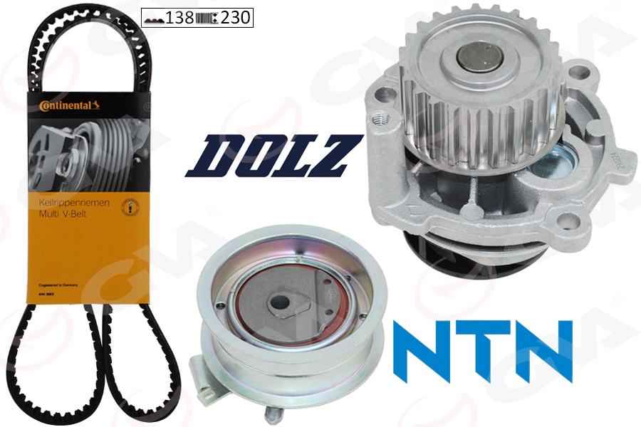 GVA DEVİRDAİMLİ TRİGER SETİ 138x230 GOLF4-5-BORA-JETTA-PASSAT-A3-LEON-OCTAVIA 1.6 98 AKL-AEH-AVU-BGU-BSE-BFQ-ALZ OEM: 06A198119-06B121011-06B121011L - GVA 59WPK7511 kodlu oto yedek parça görseli