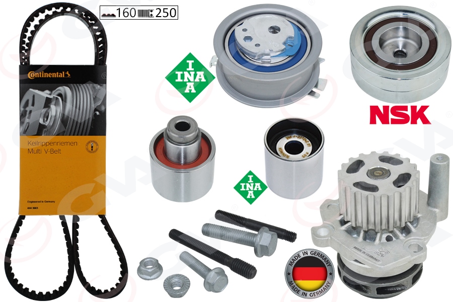 GVA DEVİRDAİMLİ TRİGER SETİ CRAFTER-T6-A3-JETTA-CADDY-POLO-PASSAT 1.6-2.0 TDI CAYB/C/D-CAAB/C-CKUB-CFFB- CFWA-CAGA 03L198119A-03L198119B-03L198119C OEM: 03L198119A-03L198119B-03L198119C - GVA 59WPK7577C-1 kodlu oto yedek parça görseli