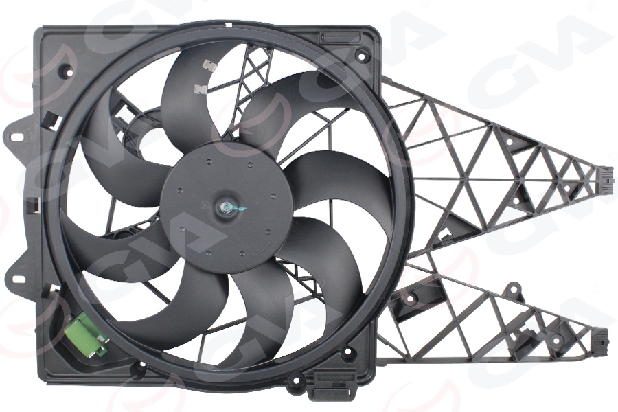 GVA FAN MOTORU DAVLUMBAZLI FIAT DOBLO 1.6D-2.0D 09 AC KLİMASIZ MEKANİK OEM: 51833973 - GVA 7529006 kodlu oto yedek parça görseli
