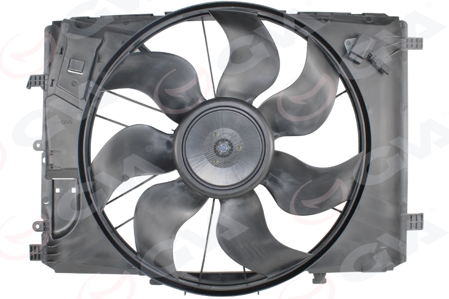 GVA RADYATOR FANI KOMPLE MERCEDES W204 S204 C204 C218 X218 W212 S212 C207 A207 OEM: A2045000393 - GVA 7599005 kodlu oto yedek parça görseli