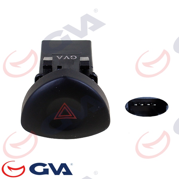 GVA DÖRTLÜ FLAŞÖR ANAHTARI CLIO II-III KANGOO II 08 FİŞ OEM: 8200060036-8200442723-8200634256 - GVA 8016002 kodlu oto yedek parça görseli