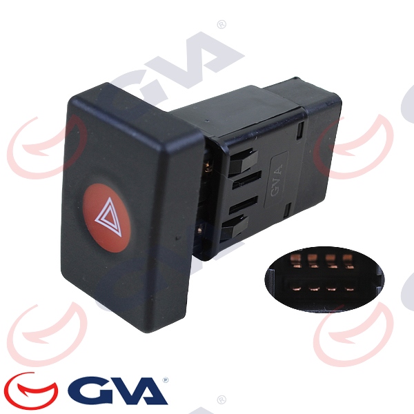 GVA DÖRTLÜ FLAŞÖR DACIA LOGAN 8 FİŞ OEM: 6001546813 - GVA 8019130 kodlu oto yedek parça görseli