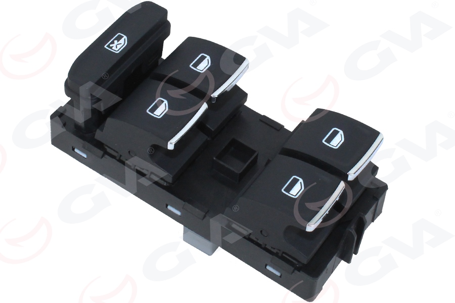 GVA CAM AÇMA ANAHTARI DÖRTLÜ NİKELAJLI SKODA OCTAVIA 2013 OEM: 5E0959857-5E0959857A - GVA 8061120 kodlu oto yedek parça görseli