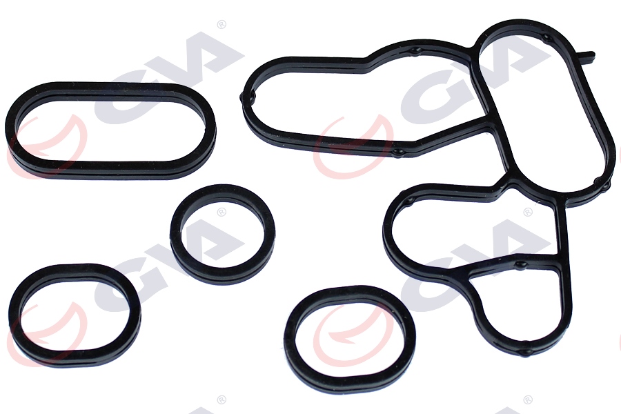 GVA YAĞ SOĞUTUCU ORING TAKIMI EURO4 CORSA C-ASTRA H-MERIVA-DOBLO-LINEA-ALBEA-FIORINO-AVEO 1.3 MTJ-CDTI 5650949-55283614-93177783 OEM: 5650355-5650358-93184546-93184197 - GVA 8490110 kodlu oto yedek parça görseli