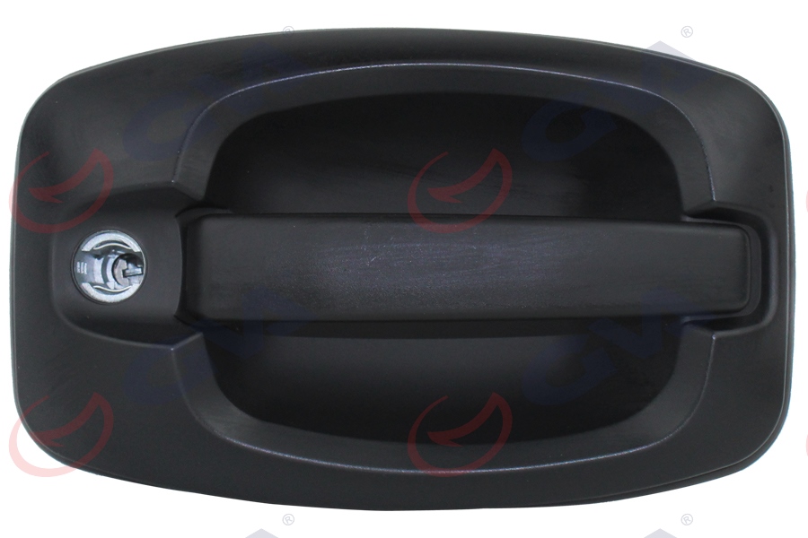 GVA DIŞ KAPI KOLU ARKA KAPI ANAHTAR DELİKLİ SİYAH DESENLİ BOXER-JUMPER-DUCATO 07- OEM: 735469968-9101.CT - GVA 8627212 kodlu oto yedek parça görseli