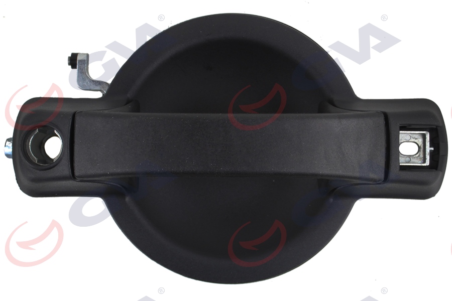 GVA DIŞ KAPI KOLU ÖN SAĞ ANAHTAR DELİKLİ SİYAH DESENLİ DOBLO 00-09 OEM: 735309959 - GVA 8629212 kodlu oto yedek parça görseli