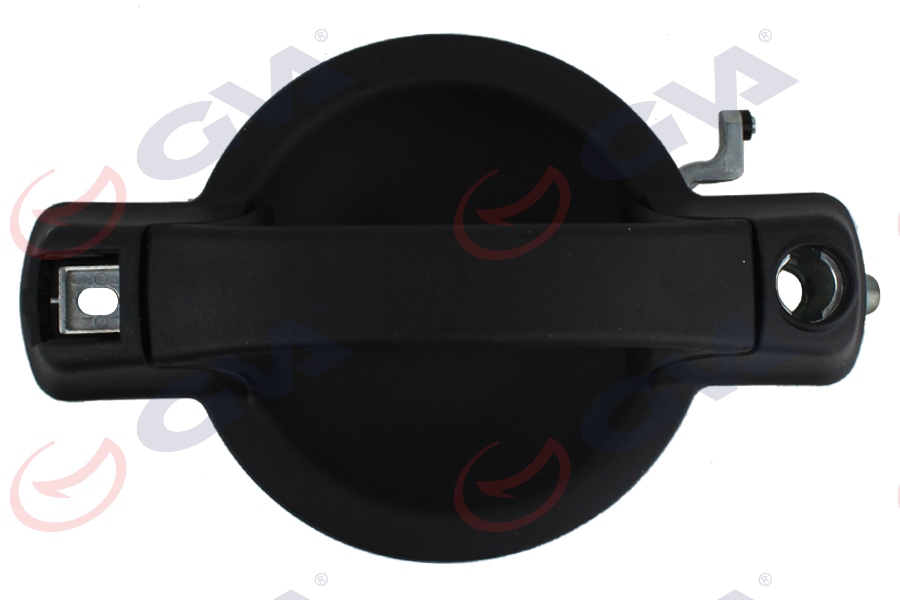 GVA DIŞ KAPI KOLU ÖN SOL ANAHTAR DELİKLİ SİYAH DESENLİ DOBLO 00-09 OEM: 735309960 - GVA 8629213 kodlu oto yedek parça görseli