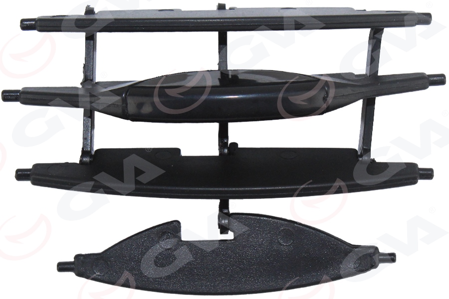 GVA KALORİFER HAVALANDIRMA MUZULU IZGARA ÖN PERDESİ ORTASI SİYAH CORSA D 2201099-13417363-13365420 OEM: 2201099-13417363-13365420 - GVA 9890751 kodlu oto yedek parça görseli