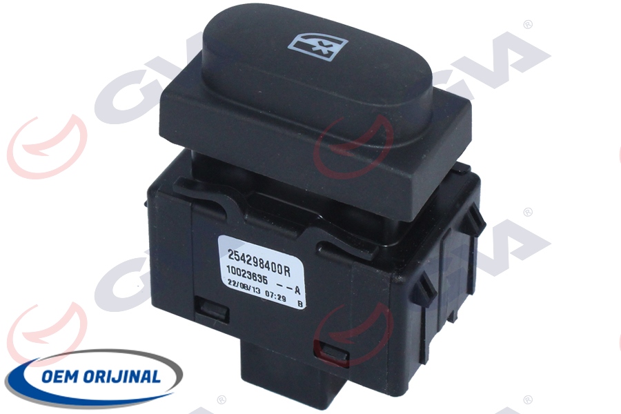 GVA CAM AÇMA ANAHTARI CLIO IV-SYMBOL-CAPTUR-LODGY ARKA CAM 254298400R OEM: 254298400R - ZZGVA 8019230 kodlu oto yedek parça görseli