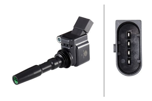 HELLA ATEŞLEME BOBİNİ GOLF VII-LEON-A3-OCTAVIA 1.2TSI-1.4TSI-POLO-A1 1.4TSI 12 04C905110B-04C905110D-04E905110A OEM: 04C905110B-04C905110D-04E905110A - HELLA 5DA193175951 kodlu oto yedek parça görseli