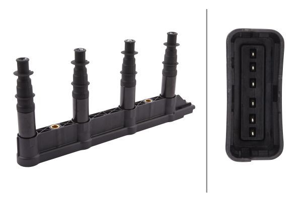 HELLA ATEŞLEME BOBİNİ C2 1.4 16V 06 C3 1.4 03 C4 1.4 16V 03 11 P207 1.4 06-13 P206 1.4 P307 1.4 9651710680 1104091-5970.85-597085-9651710680 OEM: 1104091-5970.85-597085-9651710680 - HELLA 5DA358000311 kodlu oto yedek parça görseli