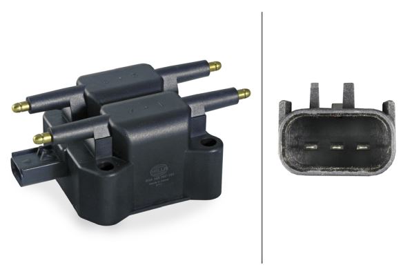 HELLA ATESLEME BOBINI MINI W10 W11 R50 R52 R53 03 06 OEM: 12137510738 - HELLA 5DA358057151 kodlu oto yedek parça görseli