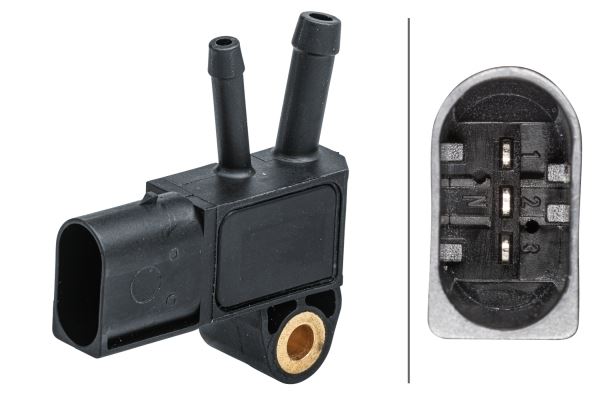 HELLA EGZOZ BASINC SENSORU MERCEDES OM640 OM642 OM646 W204 C218 W212 C207 W221 W461 W639 B906 OEM: A6429050100 - HELLA 6PP009409481 kodlu oto yedek parça görseli