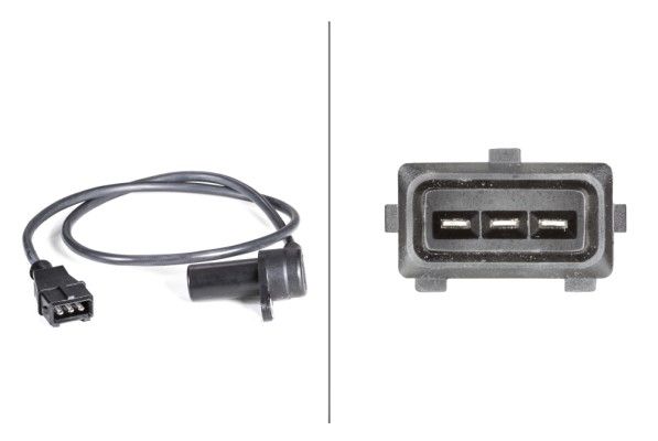 HELLA KRANK MİL SENSÖRÜ ASTRA F-CORSA B-VECTRA B 1.4-1.6-1.8 16V C14SE OEM: 90451442-90357491-1238983-6238325 - HELLA 6PU009146111 kodlu oto yedek parça görseli