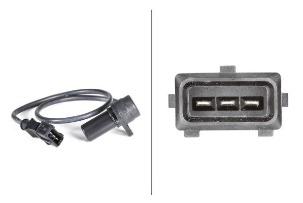 HELLA KRANK MİL SENSÖRÜ ASTRA G 2.0 DTI 16V 00 >-FRONTERA 2.2 DTI 98-02 -VECTRA C 2.0 02 > OEM: 6238395-90464741-90540188 - HELLA 6PU009146211 kodlu oto yedek parça görseli