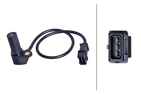 HELLA KRANK MİL SENSÖRÜ DAEWOO-CHEVROLET NUBIRA-KALOS-TACUMA-LACETTI-AVEO 97 OEM: 25182450-96253542-96434780 - HELLA 6PU358191071 kodlu oto yedek parça görseli