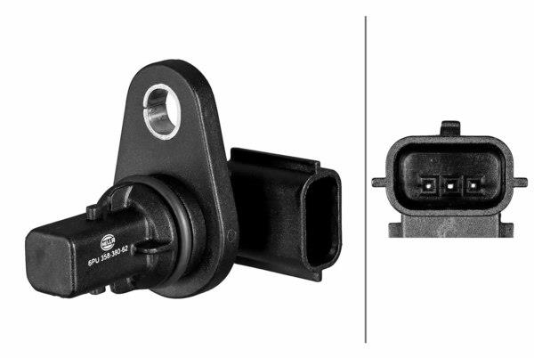 HELLA EKSANTRİK MİLİ SENSÖRÜ RENAULT CLIO III 06 14 LAGUNA III 07 15 MEGANE III 09 15 NISSAN X-TRAIL II T31 08 13 QASHQAI I 07 13 2.0 OEM: 237313LM1A-23731EN22A-7701065380 - HELLA 6PU358380621 kodlu oto yedek parça görseli