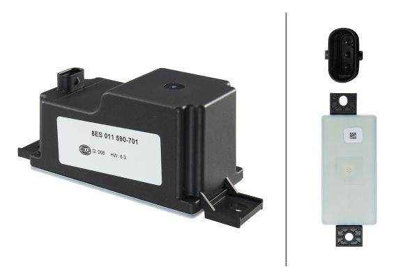 HELLA GERILIM DONUSTURUCU MERCEDES W205 S205 W213 W222 A217 C253 X253 A2059053414 OEM: A2059053414 - HELLA 8ES011590701 kodlu oto yedek parça görseli