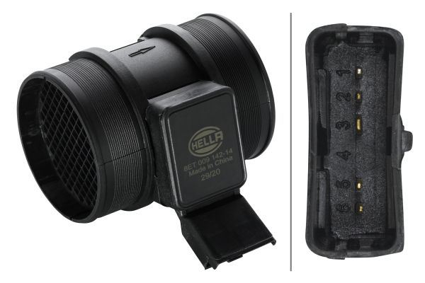 HELLA HAVA DEBİMETRE AKIŞ METRE P206-P306-P307-PARTNER-BERLINGO-BOXER-JUMPER-C4-XSARA-C15 1.9 DW8 2.0 HDI DW10 2.2 HDI DW12 DUCATO 2.0 JTD 1920.8Q-9639794880-9628336380 OEM: 1920.8Q-9639794880-9628336380 - HELLA 8ET009142141 kodlu oto yedek parça görseli