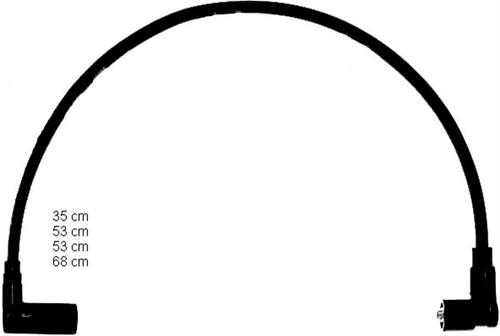 HELLUX BUJİ KABLOSU TMPR MPI 1.6ie 8V-PUNTO 1.4 GT TURBO 7785350 OEM: 7785350 - HELLUX HBK.3166 kodlu oto yedek parça görseli