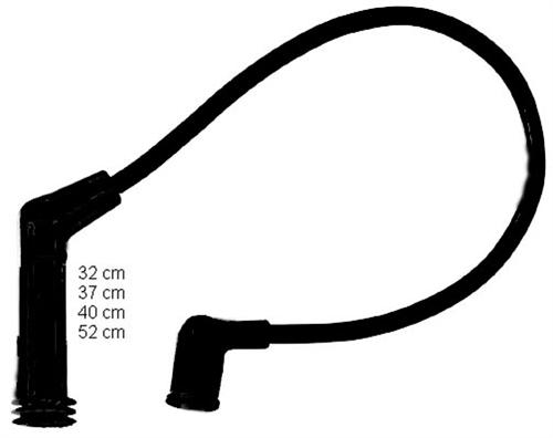 HELLUX BUJİ KABLOSU ACCENT 1.5 00-02 -ACCENT 1.3 1.6 00-06 - 2750122B00 OEM: 2750122B00 - HELLUX HBK.3183 kodlu oto yedek parça görseli