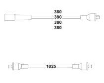 HELLUX BUJİ BOBİN KABLOSU R9 SPRİNG 1.4 8V 91-96 7702252160 OEM: 7702252160 - HELLUX HBK.3313 kodlu oto yedek parça görseli