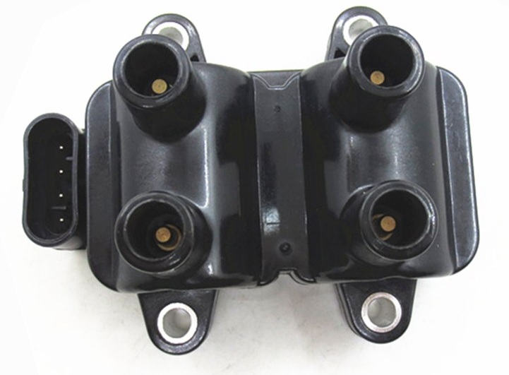 HELLUX ATEŞLEME BOBİNİ ÇİFTLİ KANGOO- CLIO I-II-II 1.2 -1.6 - MEGAN I 1.4- 1.6-SCENIC-TWNG-LOGAN K7J-K7M 224336134R-7700274008 OEM: 224336134R-7700274008 - HELLUX HLB.5009 kodlu oto yedek parça görseli