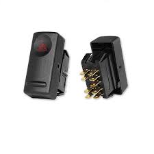 HELLUX DÖRTLÜ FLAŞÖR ANAHTARI R19 7700817335 OEM: 7700817335 - HELLUX PRA.700050 kodlu oto yedek parça görseli