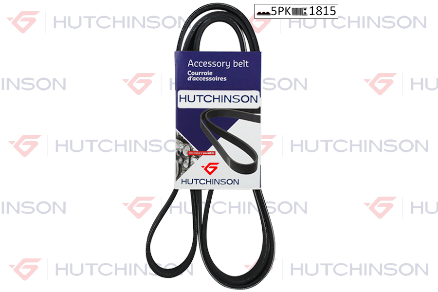 HUTCHINSON 1815 K 5 KANALLI KAYIŞ OMEGA 2.5TD 94 1340611-90509315 OEM: 1340611-90509315 - HUTCHINSON 5PK1815 kodlu oto yedek parça görseli