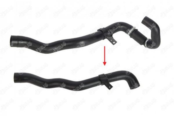 IBRAS TURBO HORTUMU BÜYÜK DACIA SANDERO 1.5 DCI PLASTİK PARÇA HARİÇ 8200921758 OEM: 8200921758 - IBRAS 11176 kodlu oto yedek parça görseli