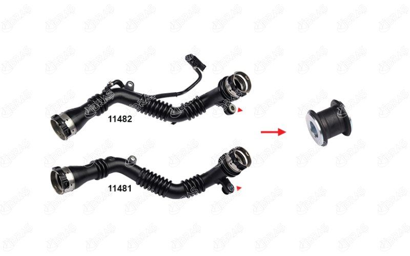 IBRAS KAUÇUK PARÇA RENAULT FLUENCE 1.6 DCI 14 144602899R OEM: 144602899R - IBRAS 11488 kodlu oto yedek parça görseli