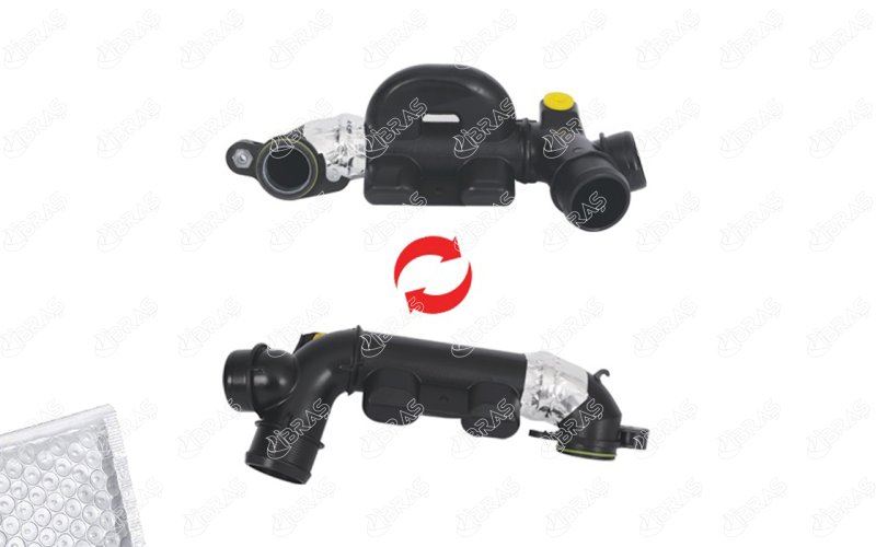 IBRAS MANİFOLD SUSTURUCU BORUSU P407-C5 II 1.6 HDI FORD FOCUS-CMAX 1.6 TDCI VOLVO C30-V50-V70-S40 1.6 D / MAZDA 3 1.6L Y6 dizel BK BL 04-13 5M5Q9F764AB-1465156-1440.57 OEM: 5M5Q9F764AB-1465156-1440.57 - IBRAS 19930 kodlu oto yedek parça görseli