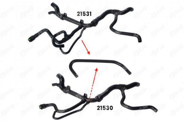 IBRAS KALORİFER HORTUMU VECTRA B 1.8-2.0 - IBRAS 21537 kodlu oto yedek parça görseli