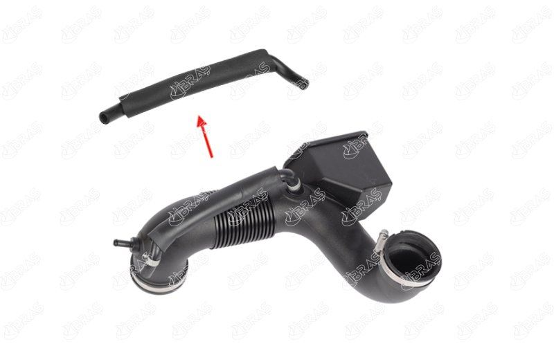 IBRAS MOTOR HAVALANDIRMA HORTUMUPLASTİK BORU HARİÇOK İLE GÖSTERİLEN HORTUM HYUNDAI TUCSON OEM: 267102B670-28130D3400 - IBRAS 22734 kodlu oto yedek parça görseli