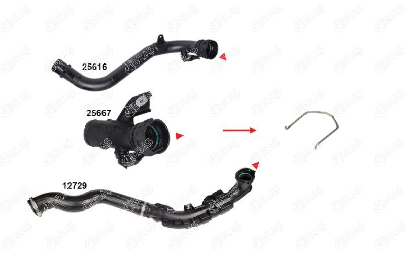 IBRAS TURBO BORUSU SEKMANI NISSAN JUKE-NV200 1.5DCI 12 144601FE0C OEM: 144601FE0C - IBRAS 25618 kodlu oto yedek parça görseli