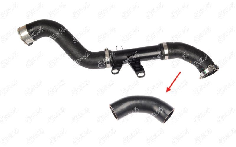 IBRAS TURBOSARJ HORTUMU SOL KUCUK MERCEDES VITO W447 14 A4475280582 OEM: A4475280582 - IBRAS 33319 kodlu oto yedek parça görseli