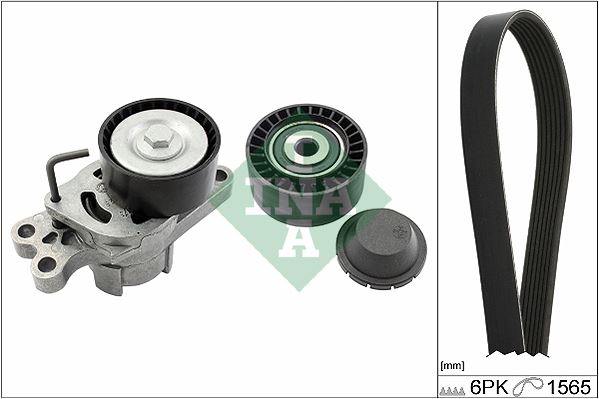 INA ALTERNATÖR V KAYIŞ GERGİ KİTİ PARTNER 96- -P206 00- -BERLINGO 96- -XSARA 97-05 1.4-1.4 16V 1611282080-5751.A2-9684015280 OEM: 1611282080-5751.A2-9684015280 - INA 529014910 kodlu oto yedek parça görseli