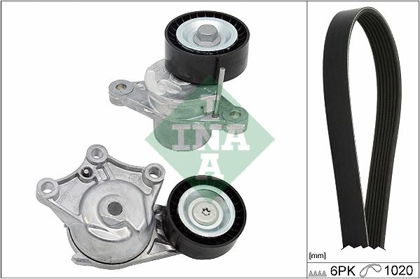 INA ALTERNATÖR GERGİ KİTİ PARTNER-BERLINGO-P208-P308-P2008-P5008-TEPE-C5-C4-C3-DS3 DV6 1.6HDİ 12- 1678169480-1611277480-1631481780 OEM: 1678169480-1611277480-1631481780 - INA 529032310 kodlu oto yedek parça görseli