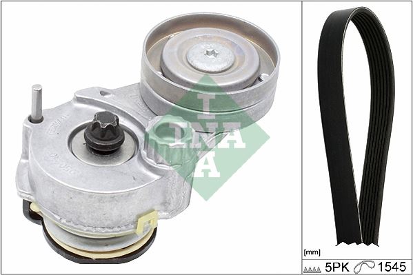 INA ALTERNATÖR GERGİ KİTİ 5PK1545 KAYIŞ ASTRA H-G-VECTRA C-ZAFIRA B 1.6 Z16XEP-XER-XE1-A16XER-LEL-LER 55350421-6340606 6340558-1340268-55350422-55556090 OEM: 6340558-1340268-55350422-55556090 - INA 529032910 kodlu oto yedek parça görseli
