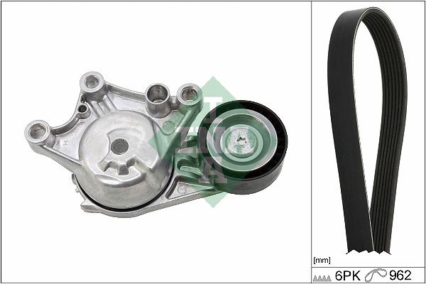 INA ALTERNATÖR GERGİ KİTİ 6PK962 COMBO E-CROSSLAND-GRANDLAND-PARTNER-BERLINGO-RIFTER-P208-P308-P508- P2008-P3008-P5008-C3-C4-C5-DS3-DS4-DS5 DV6 1.6 BlueHDI START STOPLU 1611503880-1611503780-9803580580 OEM: 1611503880-1611503780-9803580580 - INA 529033510 kodlu oto yedek parça görseli