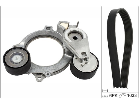 INA KANALLI V KAYIŞ SETİ GOLF8-LEON-Q3-A3 1.5 eTSİ 2020> DFYA OEM: 05C903305-05E903159B-05E903305F - INA 529057210 kodlu oto yedek parça görseli