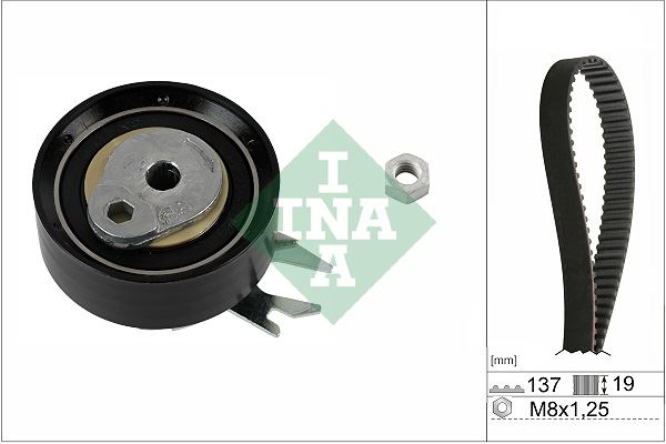 INA TRİGER SETİ 137x19 POLO 96-00 -IBIZA 1.6 AEA-AEE-ALM 032198119-6K0198001D OEM: 032198119-6K0198001D - INA 530016710 kodlu oto yedek parça görseli