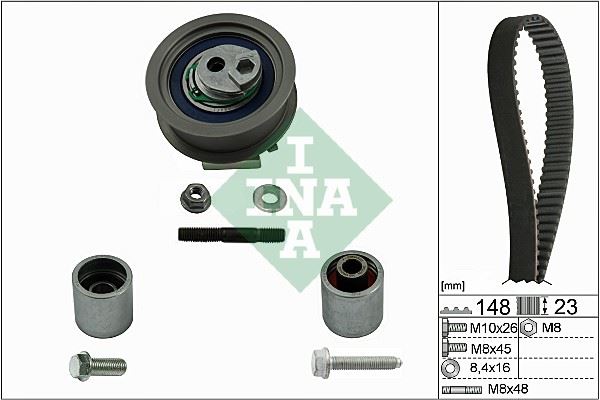 INA TRİGER SETİ PASSAT-A4 2.0 FSI BLR-BVY-BVZ 2004-2011 06F198119A-06F198119B OEM: 06F198119A-06F198119B - INA 530044510 kodlu oto yedek parça görseli