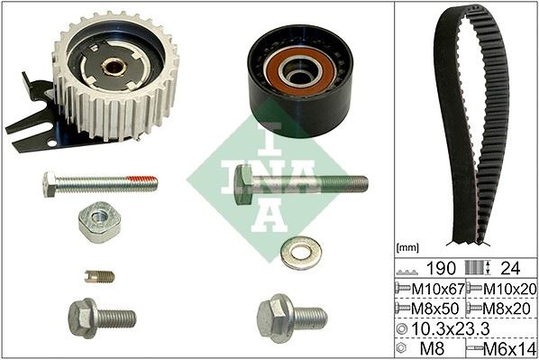INA EKSANTRİK GERGİ KİTİ 190x24 VECTRA C-ZAFIRA B-ASTRA H-CROMA-ALFA ROMEO 159 1.9CDTİ-JTD Z19DTL 93191277-71754560-6606028 OEM: 93191277-71754560-6606028 - INA 530062410 kodlu oto yedek parça görseli