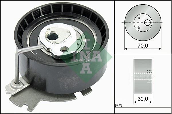 INA EKSANTRİK GERGİ RULMANI P206-207-307 1.6 16V 00- -PARTNER 1.6 08- -C2-C3-C4 1.6 16V-BERLINGO 1.6 0829.C8 OEM: 0829.C8 - INA 531063210 kodlu oto yedek parça görseli