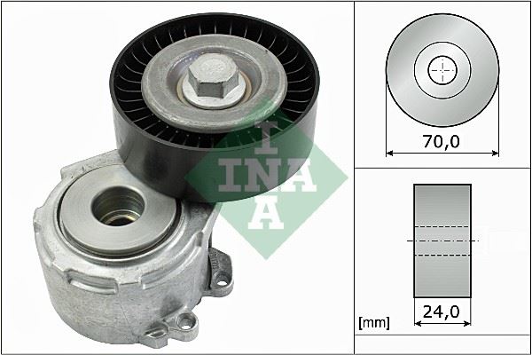 INA x ALTERNATÖR GERGİ RULMANI KÜTÜKLÜ P206-306-406-607-806-PARTNER-BOXER-C5-BERLINGO DW10 2.0HDI-2. 5751.55-9634465780-9636355180 OEM: 5751.55-9634465780-9636355180 - INA 534011020 kodlu oto yedek parça görseli