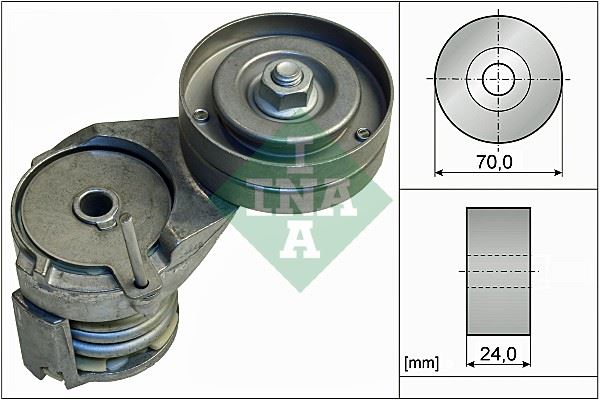 INA ALTERNATÖR GERGİ RULMANI KÜTÜKLÜ GOLF4-BORA-POLO-CORDOBA-FABIA-A3 1.4-1.6 16V AHW-BCB 032145299A OEM: 032145299A - INA 534013830 kodlu oto yedek parça görseli