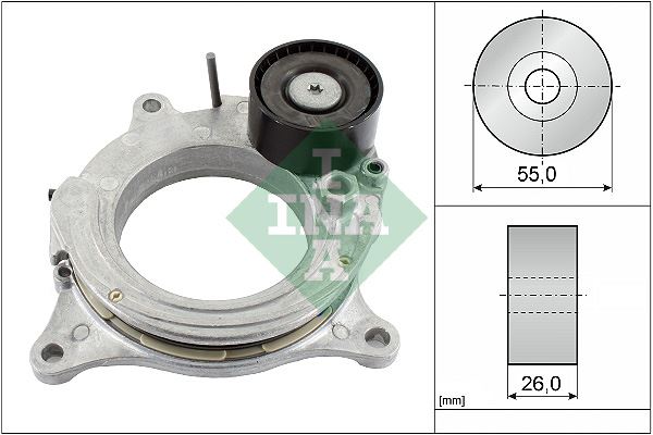 INA KAYIS GERGI RULMANI KUTUKLU BMW B37 B57 N47 F20 G30 G11 G14 G01 G02 G07 11288579118 OEM: 11288579118 - INA 534069210 kodlu oto yedek parça görseli